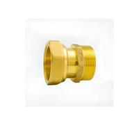 1pc Brass 1/2" 3/4" 1" 2" Female to Male Hex Bushing Equal Pipe Fitting Thickening Water Gas Coupler Connector(DN20F-DN20M Nickel)