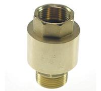 1pc Brass 3/4 Inch in-Line Check Valve with BSPP Thread - High Pressure & Temperature Resistant,