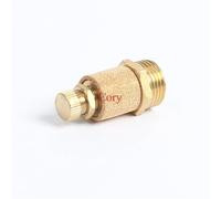 1pc Brass Adjustable Muffler Exhaust Valve 1/8" 1/4" 3/8" 1/2" Pneumatic Silencer for Solenoid Connector CZYC(0.25 Inch)