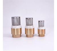 1PC Brass Ball Valve for Hot and Cold Water - BSPP Female Threaded Check Valve with Steel Strainer for Plumbing USE(3/4")