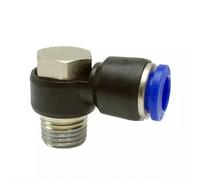 1Pc Brass Elbow Tee Pneumatic Fitting Push-in for 1/8"-1/2" BSPT & 4-16mm Tubes - Ideal for Gas and Vacuum Applications(10-03 Ph)