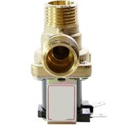 1pc Brass Electric Solenoid Valve 220V DC 12V 24V DN15 G1/2 1/2'' Normally Closed Water Inlet Switch with Filter(220v)