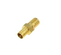 1pc Brass Fitting 25mm Hose Barb to 25mm 32mm OD Hose Gas Coupler Connector Raccord Barb Reducer Copper Pipe Air Tube Adapter(25mm x 32mm)