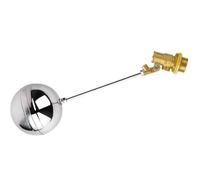 1PC Brass Float Valve - 1/2", 3/4", 1" Stainless Steel Floating Ball Valve for Cold & Hot Water Expansion Tank Irrigation(1inch)