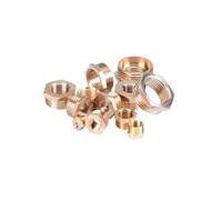 1pc Brass Hex Bushing Reducer Pipe Fitting 1/8 1/4 3/8 1/2 3/4 F to M Threaded Reducing Copper Water Gas Adapter Coupler Connector(5)