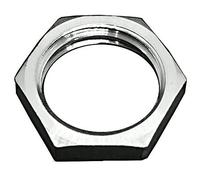 1PC Brass Hex Lock Nuts Pipe Fitting Flange Nut - BSP Female Thread Hexagonal Shank Cap for 1/8" to 1" Connections(1/4" Nut-01)