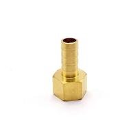 1pc Brass Hose Fitting 6mm-19mm Barb Tail 1/8" 1/4" 1/2" 3/8" BSP Female Thread Copper Connector Joint Coupler Adapter(6MM_3/8")