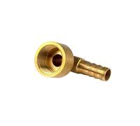 1PC Brass Hose Pipe Fitting Elbow 8mm 10mm 12mm 14mm 16mm Barb Tail 1/4" 3/8" 1/2" BSP Female Thread Copper Connector Joint Coupler(PLF12-03)