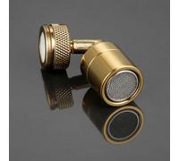 1PC Brass PC Gold Universal Extender Bathroom Swivel Faucet Splash-Proof Washbasin Aerator,1pc,Aerator