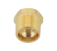 1pc Brass Pipe Fitting Connector Adapter Suitable for 1/8NPT to 3/4NPT Threaded Pipe Connection Needs (3/8NPT-1/8NPT)