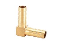 1PC Brass Pipe Fitting Tee T Type 3 Way Connector Adapter 4/5/6/8/10/12/16/19mm Hose Barb Pagoda Water Tube Fittings Joint(Elbow 2 Way,14mm Barb)