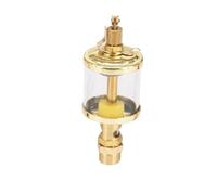 1pc Brass Sight Drip Feed Oiler 10ml-800ml, 1/8 1/4 3/8 1/2inch Male Lubricator Oil Cup for Motor(3 * 3/8 INCH)