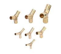 1pc Brass Splicer Pipe Fitting Y Shape 3 Way Hose 6mm 8mm 10mm 12mm 14mm 16mm 19mm Barbed Connector Joint Coupler (14mm)