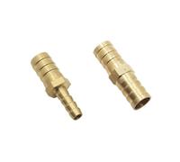 1pc Brass Straight Hose Pipe Fitting Equal 4mm - 25mm Gas Copper Barbed Coupler Connector (19mm-19mm)