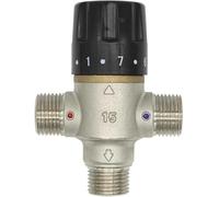 1pc Brass Thermostatic Mixing Valve for Solar - Bathroom Faucet Temperature Control DN15 DN20 DN25(DN15)