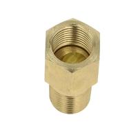 1PC Brass Threaded Fitting 1/8" 1/4" 3/8" BSPT Male to Female 35mm-200mm Length Pipe Joint Connectors Copper Coupler Adapter(Length 75MM-03)
