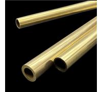 1PC Brass Tubes DIY Pipe Round Diameter 10/15/20/25/30/35/40mm Length 500mm Wall Thickness 2mm/3mm Wall Brass Tube Modelmaking Rod Can Be Cut and Punched (Size : 40 * 3 * 500mm)