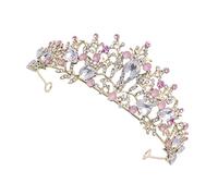 1pc Bride Headband Vintage Princess Rhinestone Crown Crystal Headband Bridal Wedding Tiaras Classic Crown Bride Headpieces for Wedding Vintage Crown