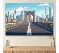 1pc Bridge Background - Suitable for birthdays holidays parties multiple sizes to choose fromL