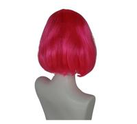 1pc Bright Pink Fluffy Cosplay Wig Synthetic For Valentine's Day Couples Themes Theme Events Conventions