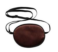 1pc Brown Silk Single Eye Patch Mask Amblyopia Corrected Visual Recovery Lazy Eyes Patches Care Blindfold Cover For Masks Strabismus (Adult Size)