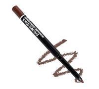 1Pc Brown Waterproof Eyeliner Pencil, Super Stay Formula With Retractable Tip, Smudge Proof Long Lasting Eye Liner Pencil For Sensitive Eyes Daily Wear And Winged Liner