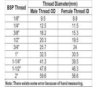 1pc BSP Female to Male Thread Brass Long Nipple Pipe Fitting Adapter Coupler Connector for Water(BSP1I8-M10x1.5 L125)