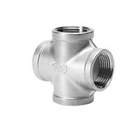 1pc BSP Male+Female Threaded 3 4 5 Way Tee X Pipe Fitting 1/4" 3/8” 1/2" 3/4" 1" 2" Threaded SS304 Stainless Steel Multifunction(1l2 BSP)