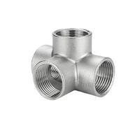 1pc BSP Male+Female Threaded 3 4 5 Way Tee Y X Pipe Fitting 1/4" 3/8” 1/2" 3/4" 1" 2" Threaded SS304 Stainless Steel Multifunction(G2 BSP)