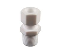 1pc BSPT NPT Male PTFE Single Ferrule Water Line Accessories, Tube Connector Compression Union Fitting(1/2 BSPT- 19.05mm)
