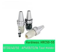1pc BT30 BT40 BT50 APU08 APU13 APU16 Tool Holder Drill Chuck CNC Integrated Self Tightening Milling Tools Holder Drill Bit(B,BT40-APU16-120L)