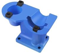 1pc BT30 BT40 NT30 NT40 Aluminum Lock Tool Holder Vertical Horizontal Two Purposes Tool Install Unloading Device BT NT ISO30 ISO40(Blue,BT40)