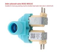 1pc C-225/19-a01 Water Inlet Solenoid Valve, Compatible With Samsung Washing Machine Double Head Water Inlet Valve DC62-00311C