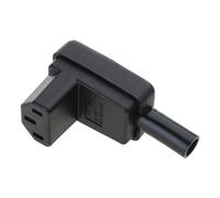 1PC C13 Female Plug Cable Connector 90 Degree Angled IEC 320 AC 10A 250V Power Cord Connecting Plug
