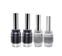 1pc C20 C25 C32 Straight Shank Tool Holder Apu13 Apu16 One-Piece Self-Tightening Drill Chuck Milling Machine Tool Holder Spindle(B,C20-APU16)