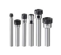 1pc C6 C8 C10 C12 C16 C20 C25 C32 ER8 ER11 ER16 ER20 ER25 ER32 60L 100L 150L Collet Chuck Holder CNC Milling Lengthen Tool(M Type Nut,C12-ER11-100L)