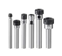 1pc C8 C10 C12 C16 C20 C25 C32 ER8 ER11 ER16 ER20 ER25 ER32 100 150L Collet Chuck Holder CNC Milling Lengthen Tool ER Extension Rod(M Nut,C25-ER20-150L)