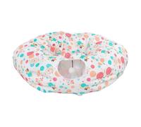 1PC Ca-t Tunnel Kitten Bed, Cats Beds Tunnels For Indoor, Round Foldable Ca-t Tunnel,Multifunctional Foldable Interactive Toy,with 1 Hanging Scratchin-g Balls, For Kittens Rabbits