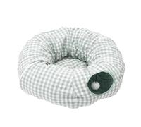 1PC Ca-t Tunnel Kitten Bed, Cats Beds Tunnels For Indoor, Round Foldable Ca-t Tunnel,Multifunctional Foldable Interactive Toy,with 1 Hanging Scratchin-g Balls, For Kittens Rabbits