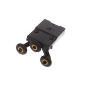 1pc Cabinet Sliding Wardrobe Door Part Top/bottom Down Wheels/Runner/Guides Kit Side-mounted Hanging Sliding Pulley Open Wheel(Upper wheel core)