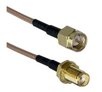 1Pc Cable SMA Male Plug To Female Bulkhead Nut RG316 Connector Wire Terminal RF Jumper Pigtail 7CM~5M(6inch (15CM))