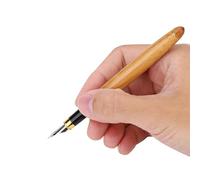 1pc Calligraphy Art Fountain Pen Broad Stub Chisel Pointed Nib Writing Gothic Arabic Italic (Pen tip 0.7mm)
