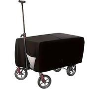 1pc Camping Cart Waterproof Cover, Folding Wagon Outdoor Travel Picnic Rainproof Dustproof For Folding Trolley(137x56x61cm)