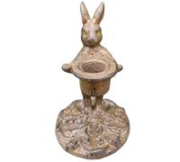 1Pc Candle Holder Xmas Dinner Table Decorative Hare Candlestick Metal Easter Bunny Rabbit Candle Holders for Christmas Halloween Home Wedding Party