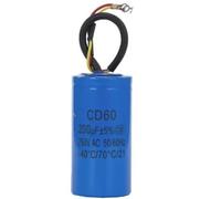 1pc Capacitor electronic starter Capacitor electronic starter Capacitor Run Capacitor with Wire AC 200uF 50/60Hz