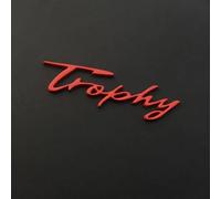 1PC Car 3D Badge Sticker Auto Accessories for MG Trophy Zs EV 5 2022 Rx5 Rx8 Tf 3 6 Phev Hs Astor One Gs V80,Red Style