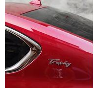 1PC Car 3D Badge Sticker Auto Accessories for MG Trophy Zs EV 5 2022 Rx5 Rx8 Tf 3 6 Phev Hs Astor One Gs V80,Silver Style