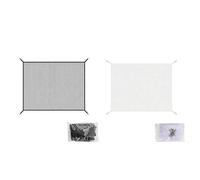 1pc Car Front Grille Bug Screen Replacement for Ford Explorer 6 Seat 2020-2023 2024 2025 Radiator Protector Net High Elasticity Nylon Heavy Duty Auto Exterior Black(Black and White 2-pack)