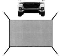 1Pc Car Front Grille Net for Honda Passport 2023-2025，Radiator Water Tank Protection Guard Screen High Translucency Invisible Mesh Elastic Straps Hooks Black