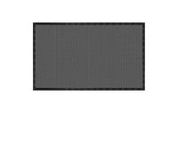 1PC Car Sunroof Mesh Sunshade for Dacia Spring Electric EV 2025 2026 Magnetic Breathable UV Protection Net Anti-Mosquito Cover Black Polyester,L